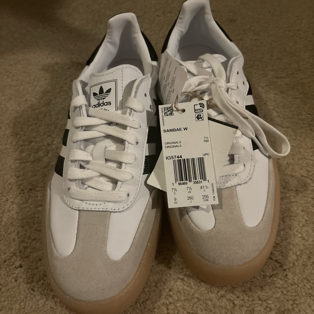Adidas Sambae sneakers- size 9.  New with tags